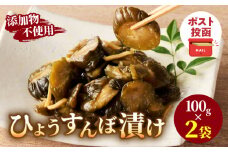 ＼ポスト投函／ひょうすんぼ漬け 計2袋 漬物 おかず 野菜 加工品 国産_T037-012