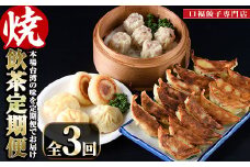 【定期便・全3回(連続)】本格台湾飲茶「焼」(小籠包、焼売、餃子3種)ショウロンポウ シュウマイ ギョウザ 専門店 惣菜 点心 おかず 冷凍 宮崎県 門川町【F-18】【口福餃子専門店】