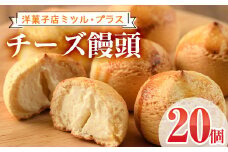 チーズ饅頭(20個)お菓子 おやつ 焼き菓子 まんじゅう スイーツ ご当地 宮崎県 門川町【I-5】【ミツル・プラス】