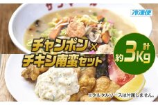 南ちゃんセット(合計約3kg・チキン南蛮200g×3個、チャンポン620×4個)お肉 鶏肉 鳥肉 とり肉 ちゃんぽん 麺 スープ 野菜 具沢山 冷凍 小分け 国産 詰め合わせ 詰合せ おかず 惣菜 簡単調理【TG-5】【サンクスギビング】