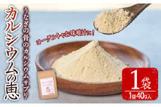 カルシウムの恵(40g×1袋)サプリ 粉末 便利 うなぎ ウナギ 国産 骨 骨密度 タンパク質 コンドロイチン 天然コエンザイム コラーゲン ビタミン ミネラル 【AY-4】【AYA-HIMUCA】