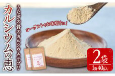 カルシウムの恵(計80g・40g×2袋)サプリ 粉末 便利 うなぎ ウナギ 国産 骨 骨密度 タンパク質 コンドロイチン 天然コエンザイム コラーゲン ビタミン ミネラル 【AY-5】【AYA-HIMUCA】