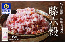 【雑穀米】藤の花色に染まる美しい六穀米《藤六穀》300g×6袋【世界農業遺産 高千穂郷・椎葉山地域】送料無料 保存食 非常食 米 お米 ご飯 ご当地 贈り物 手土産 お土産 挨拶 祝い ギフト 父 母 栄養 健康 うるち米 たかきび 挽割とうもろこし もちあわ もち麦 黒米【TT-10】