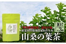 【世界農業遺産の産物】焼畑農家がつくった山桑の葉茶 スティックタイプ 10本入り×3袋【桑茶】