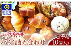 【秘境・椎葉村の愛されパン屋さん】 天然酵母パン 詰め合わせ 7種10個セット【送料無料 パン 冷凍 お取り寄せ 天然 酵母 詰め合せ セット 低温 長時間熟成 メロンパン あん塩 バターロール おさつ ブレッド デニッシュ ミニ食パン レーズン バターロール マヨ 朝食 手土産 手作り 保存食】【NF-26】