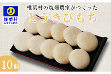 焼畑農家がつくった とうきびもち 10個【日本三大秘境の地「椎葉村」からお届け】送料無料 宮崎県 宮崎 椎葉村 椎葉 餅 唐黍 唐きび とうきびもち トウキビ 唐きびもち 唐 黍 もち モチ セット 焼き餅 焼餅 正月 お祝い 祝い 美味しい うまい やきもち もち米 焼きもち とう きび とうきび【YS-45】