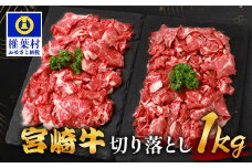 宮崎牛 切り落とし 1kg TK-93 [宮崎県 椎葉村 宮崎牛 和牛 黒毛和牛 牛肉 ぎゅうにく 牛 うし ぎゅう 肉 お肉 にく おにく スライス肉 精肉 切り落とし肉 切り落とし 赤身肉 霜降り肉 1kg 人気 おすすめ 送料無料]