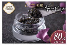 美郷 キャビア チョウザメ 80g [宮崎キャビア 宮崎県 美郷町 31az0016] きんかん キンカン 金柑 フレーバー 冷凍 宮崎県産