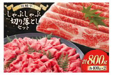 【宮崎牛】 宮崎 県産 宮崎牛 モモ スライス 切り落とし セット 400g×2 計800g [ローカルブランディング 宮崎県 美郷町 31bb0029] 冷凍 すき焼き しゃぶしゃぶ 国産 牛 肉 もも 炒め物 切落し A4 A5
