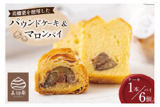 菓子 栗のパウンドケーキ 1本 & マロンパイ 6個 セット [栗菓子工房みず穂屋 宮崎県 美郷町 31at0022] 詰め合わせ スイーツ お取り寄せスイーツ 栗づくし 冷凍 手作り 宮崎県 産 美郷栗 国産 贈答品 ギフト