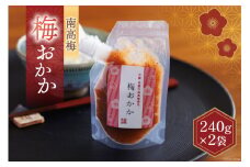 南高梅 梅おかか 240g×2袋 [農林産物直売所 美郷ノ蔵 宮崎県 美郷町 31ab0102] ねり梅 和え物 簡単調理 便利 あっさり さっぱり 国産 セット 詰め合わせ 宮崎県産 常温 送料無料 贈答品 父の日 母の日 プレゼント ギフト 調味料 料理 調理 おかず 薬味 そうめん 素麵 フライ 揚げ 炒め 煮込み 普段使い 便利