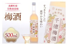 お酒 梅酒 完熟南高梅 使用 千徳梅酒 500ml 11度 [千徳酒造 宮崎県 美郷町 31ad0004] 酒 果実酒 南高梅 梅 うめ ウメ 瓶