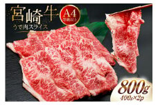 肉 牛肉 ブランド牛 宮崎牛 牛うで肉 スライス 400g×2 計800g [牛心フードサービス 宮崎県 美郷町 31bm0056] 冷凍 小分け ウデ ウデ肉 うで うで肉 ブランド牛 宮崎牛
