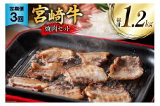 牛肉 定期便 宮崎牛焼肉セット 3ヶ月定期便 [ミヤチク 宮崎県 美郷町 31au0087] 焼肉 冷凍 小分け 個包装 宮崎牛 牛 牛肩ロース 牛ウデ 牛モモ