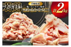 鶏肉 詰め合わせ 宮崎県産 若鶏 鶏ハラミ 鶏ヤゲン軟骨 各1kg 計2kg [ミヤケイフード 宮崎県 美郷町 31bp0022] 小分け 冷凍 はらみ ハラミ 鶏はらみ ヤゲン 軟骨 ヤゲン軟骨 鶏
