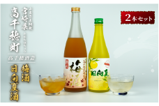 熟成梅酒＆日向夏みかん酒セット | 本格 お酒 飲み比べ 味比べ お酒セット 詰め合わせ お酒詰め合わせ 瓶 贈答 贈り物 ギフト プレゼント 晩酌 宅飲み 家飲み 飲み会 国産 宮崎県 高千穂町 |_Tk023-021