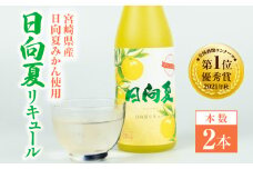 宮崎県産日向夏みかん使用 日向夏リキュール　500ml×2本 | 宮崎県産日向夏みかん使用 リキュール お酒 酒 アルコール フルーツ 日向夏 みかん 贈答 贈り物 ギフト プレゼント お歳暮 お中元 クリスマス 飲み会 宅飲み 誕生日 記念日 お祝い 内祝い | _Tk023-014-2