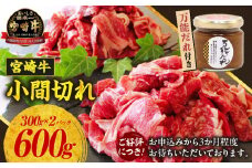 宮崎牛 小間切れ600g 万能だれ付き | 牛肉 お肉 肉 宮崎牛小間切れ 小間切れ肉 こま肉 牛こま 精肉 たれ セット 牛丼 肉じゃが 炒め物 お弁当 普段使い 使い勝手 冷凍 和牛 国産牛 ブランド牛 宮崎県産 全国和牛能力共進会 お取り寄せ 高千穂町 |_Tk024-011