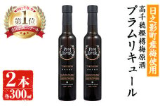 熟成高千穂梅酒 18度 (300ml×2本)うめ酒 リキュール アルコール 飲料【MU025】【日之影町村おこし総合産業(株)】