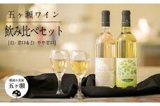 五ヶ瀬ワイン 飲み比べセット（白・甘口＆白・やや甘口） | 飲料 酒 さけ お酒 おさけ アルコール ワイン 白ワイン 飲み比べ セット 宮崎県 五ヶ瀬町