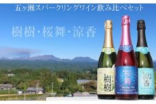 五ヶ瀬 スパークリング ワイン 飲み比べ セット | お酒 ワイン さけ 酒 アルコール 飲料 飲み物 宮崎 五ヶ瀬