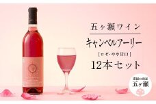 五ヶ瀬ワイン キャンベルアーリー（ロゼ・やや甘口）12本セット | 飲料 酒 さけ お酒 おさけ アルコール ワイン ロゼワイン 宮崎県 五ヶ瀬町