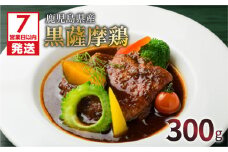 【7営業日以内に発送】【洋食グリル肝付】自慢の鹿児島県産 黒薩摩鶏 レトルトシチュー　K084-004