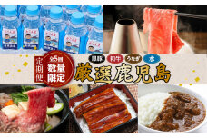 【全5回・数量限定】黒豚・和牛・うなぎ・名水「厳選鹿児島」　K086-T06