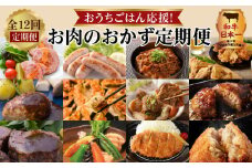 【12ヶ月定期便】おうちごはん応援！お肉のおかず定期便　K000-T04