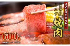【希少部位】鹿児島県産黒毛和牛5等級ミスジ 焼肉 600g　K086-034