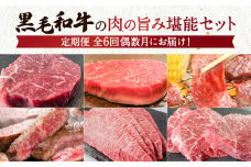 【全６回】黒毛和牛の肉の旨み堪能セット　K098-T04
