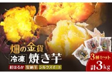 畑の金貨 焼き芋3種セット 3kg　K181-001_04