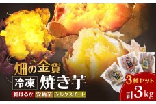 畑の金貨 焼き芋3種セット 3kg　K181-001_04