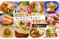 「おうちでウェルビューキッチン」和洋そうざい10種セット　K158-002