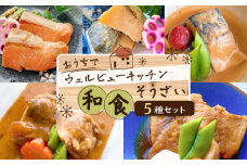 「おうちでウェルビューキッチン」和食そうざい5種セット　K158-004