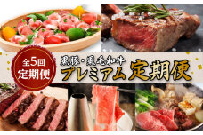 【全5回定期便】黒豚・黒毛和牛プレミアム定期便　K086-T13
