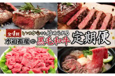 【全4回】水迫畜産の黒毛和牛定期便〈いつからでも始められる〉　K086-T15