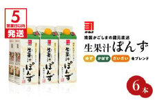【5営業日以内に発送】 「かねよみそしょうゆ」南国かごしまの蔵元直送 ゆず・かぼす・だいだいをブレンド＜生果汁ぽんず＞6本セット　K058-010_02