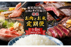 【全4回】特選お肉とお米定期便　K000-T2327