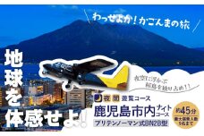 【夜間遊覧飛行】鹿児島市内ナイトコース　ブリテンノーマン式BN2B型（大人9名まで）　K222-FT010