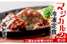 マジカル冷凍定食　牛ハンバーグ定食　K258-004