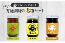 常備して万能調味料3種セット　K029-006