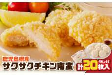 鹿児島県産サクサクチキン南蛮10枚入×2袋（タレ付）　K219-003