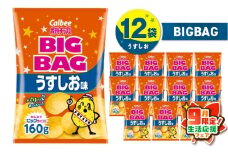 【 期間限定 生活応援 】カルビー ポテトチップス BIGBAG【うすしお】12袋　K194-002_04