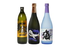 468-1 『小鹿』900mlと『くじら』『海』720ml×2本セット　KN034-009