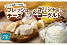 1128 フレッシュチーズ6種/ギリシャヨーグルトセット　KN087-002