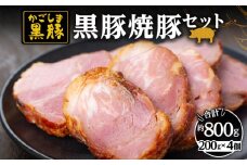 1447 黒豚焼豚200g×4個　KN038-017