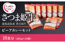 1806 さつま姫牛 ビーフカレー（鹿児島県産黒毛和牛）　KN075-004