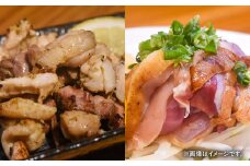 1495-1 鹿児島県産鶏のお刺身とおうちで焼くだけ味付鶏の詰め合わせセット　KN061-003