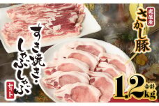 1874 鹿屋産豚肉すき焼き・しゃぶしゃぶセット　KN079-002